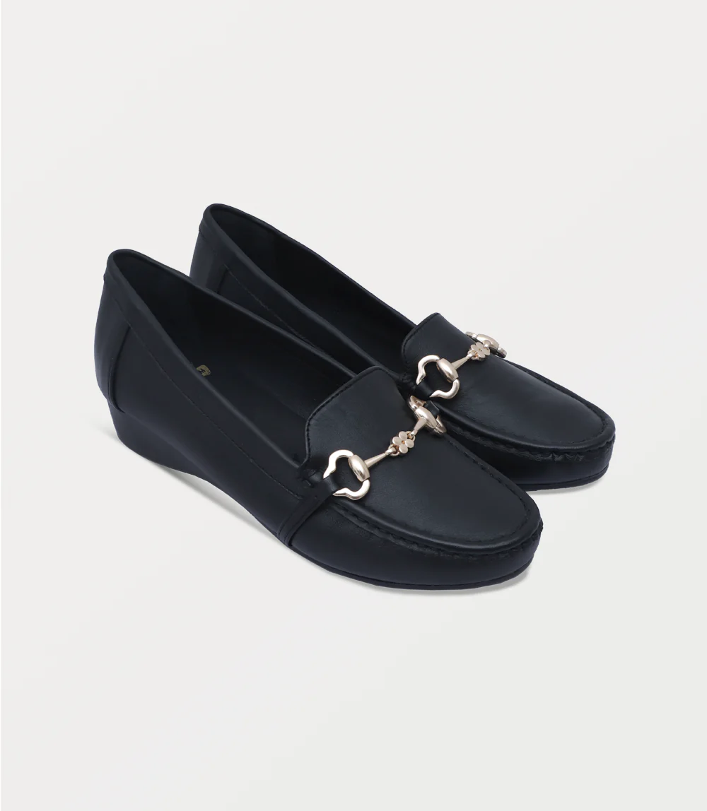 Women Moccasin-BLACK - Image 2