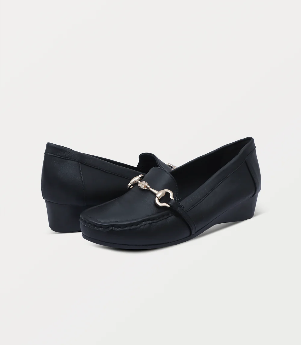 Women Moccasin-BLACK - Image 3