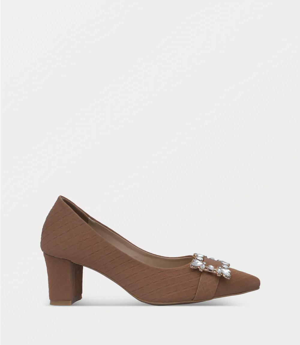 Women Court Shoes-BEIGE