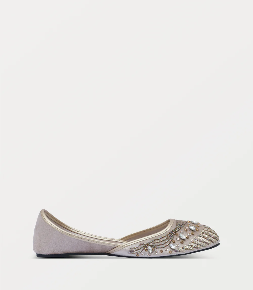Women Khussa-DULL GOLD