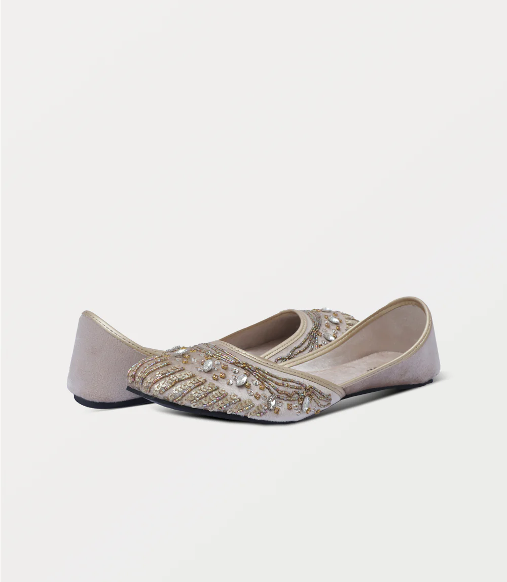 Women Khussa-DULL GOLD - Image 3