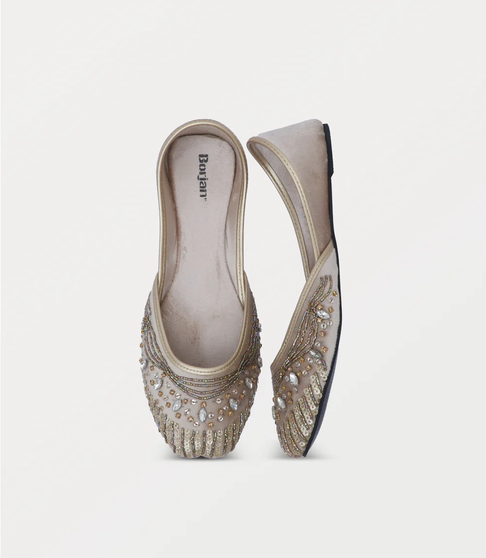 Women Khussa-DULL GOLD - Image 4