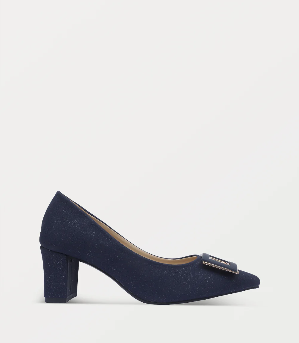 Women Court Shoes-NAVY