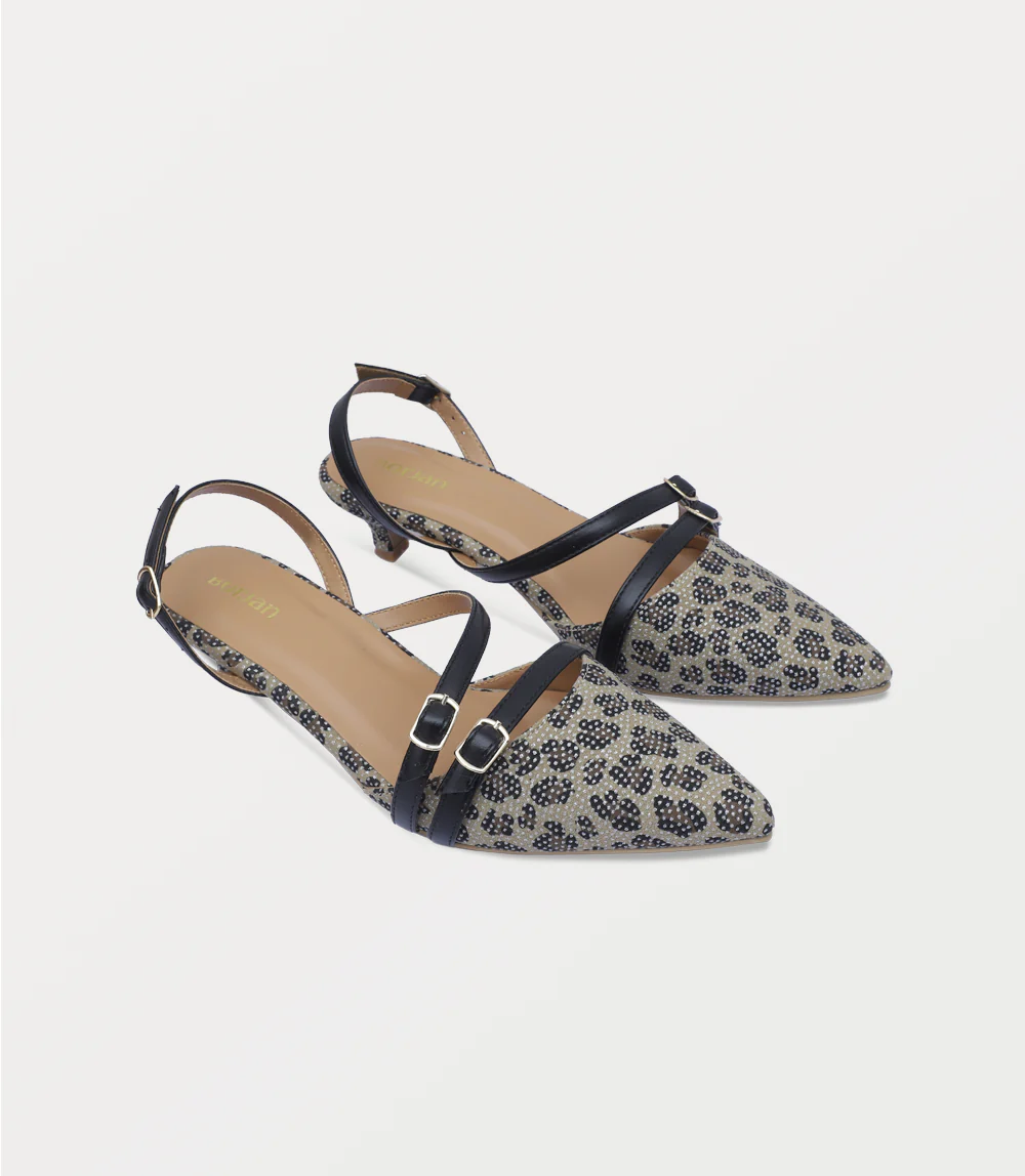 Women Sling Back-BEIGE - Image 2