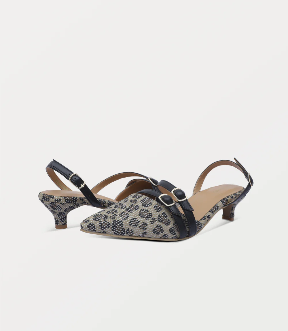 Women Sling Back-BEIGE - Image 3