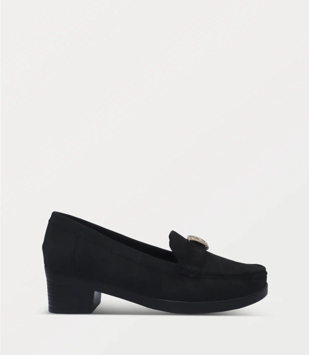 Women Court Shoes-BLACK
