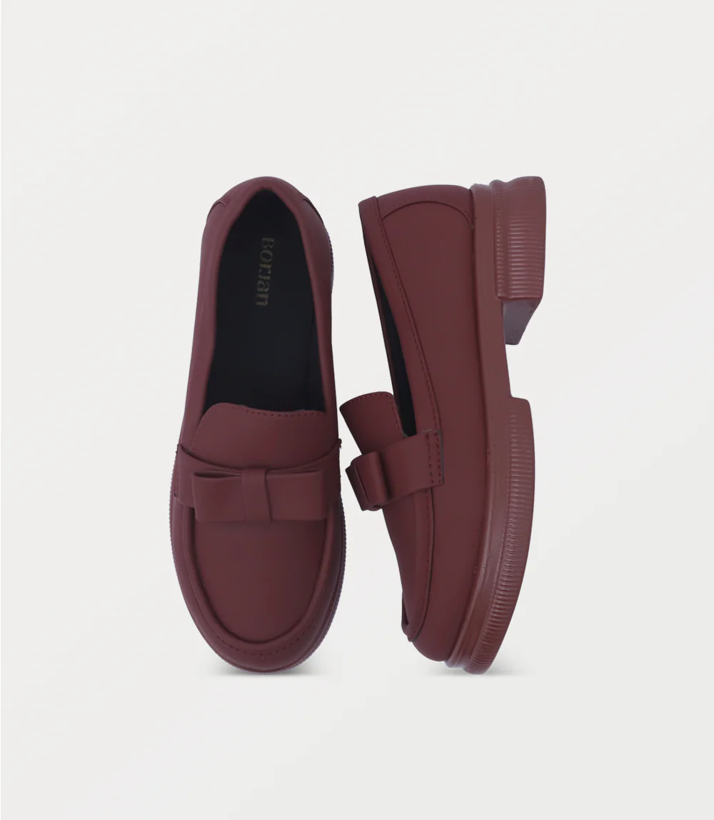Women Shoes-MAROON - Image 4