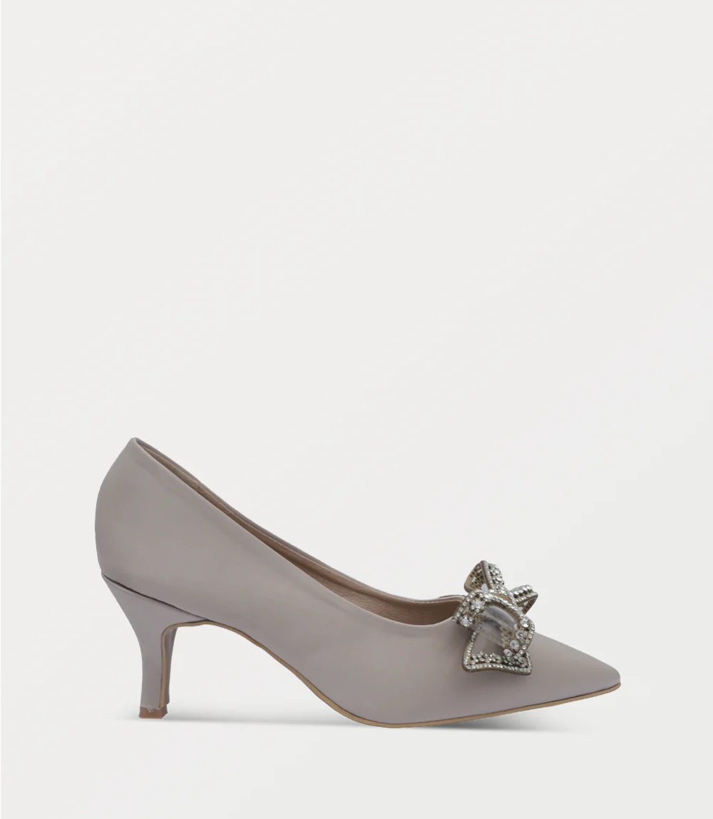Women Court Shoes-BEIGE