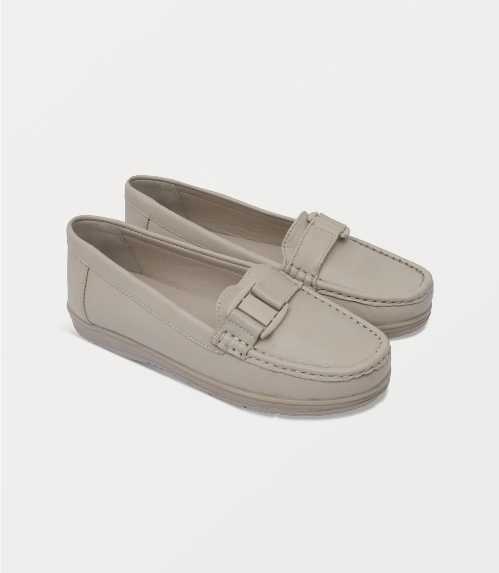 Women Moccasin-FAWN - Image 2