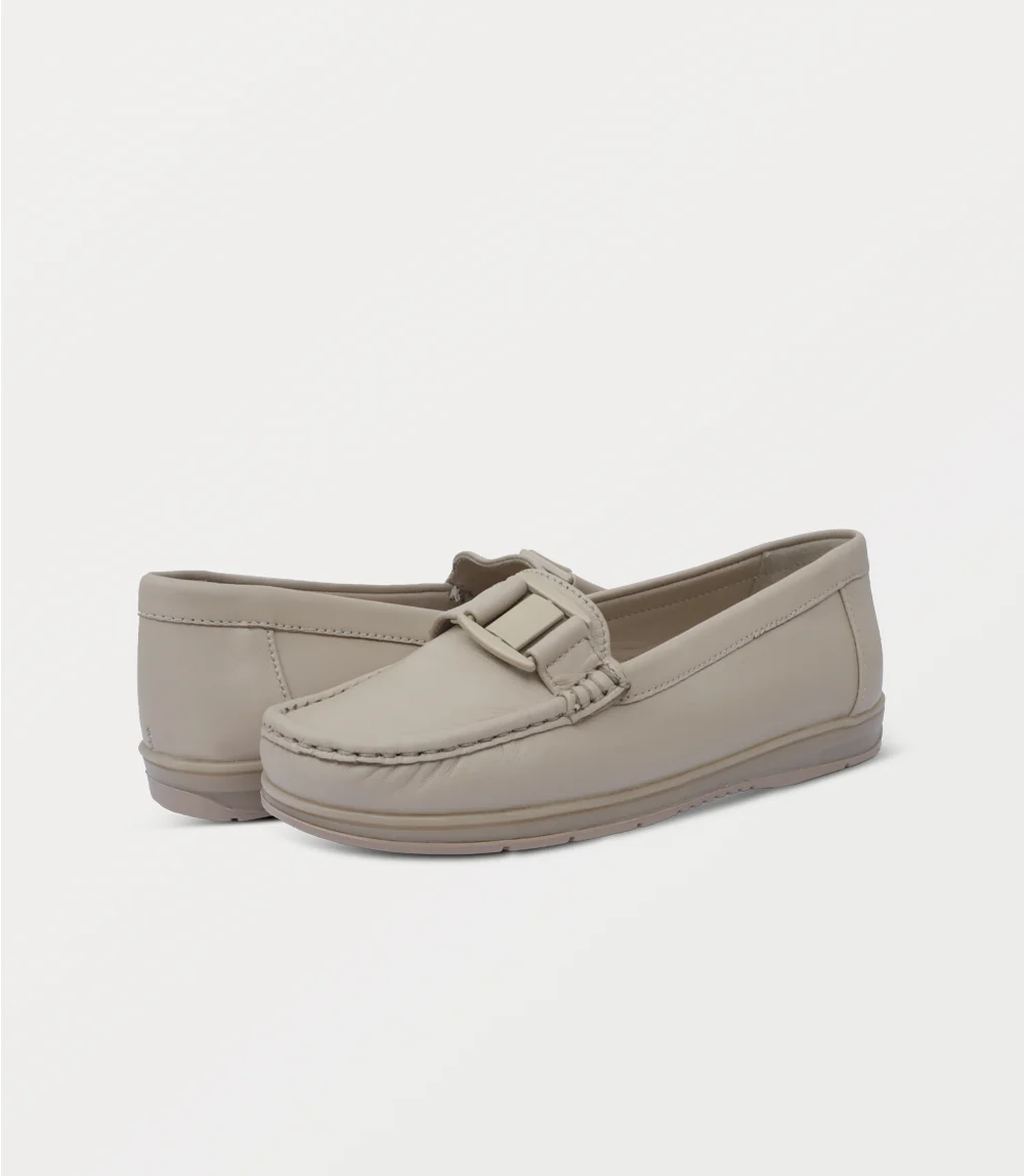 Women Moccasin-FAWN - Image 3