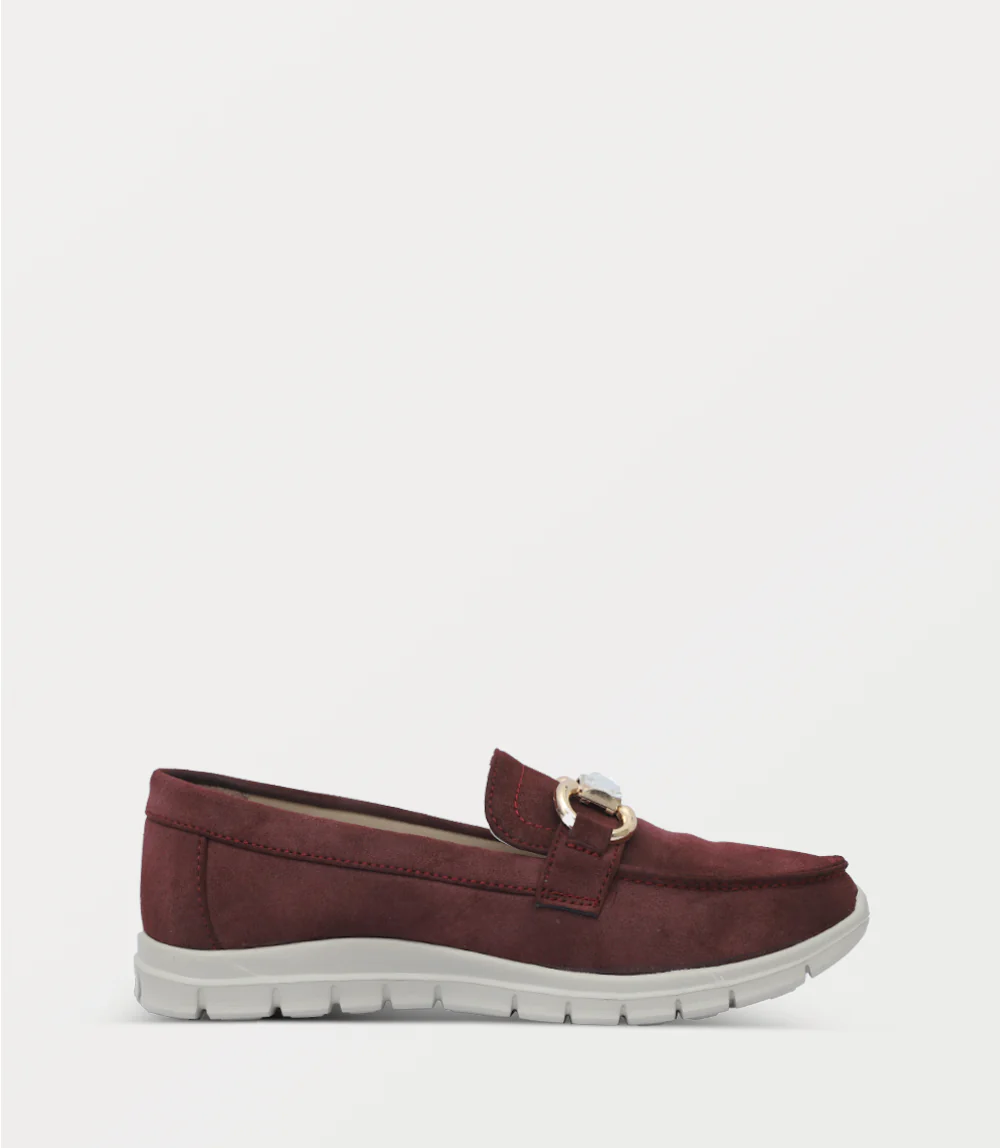 Women Moccasin-MAROON