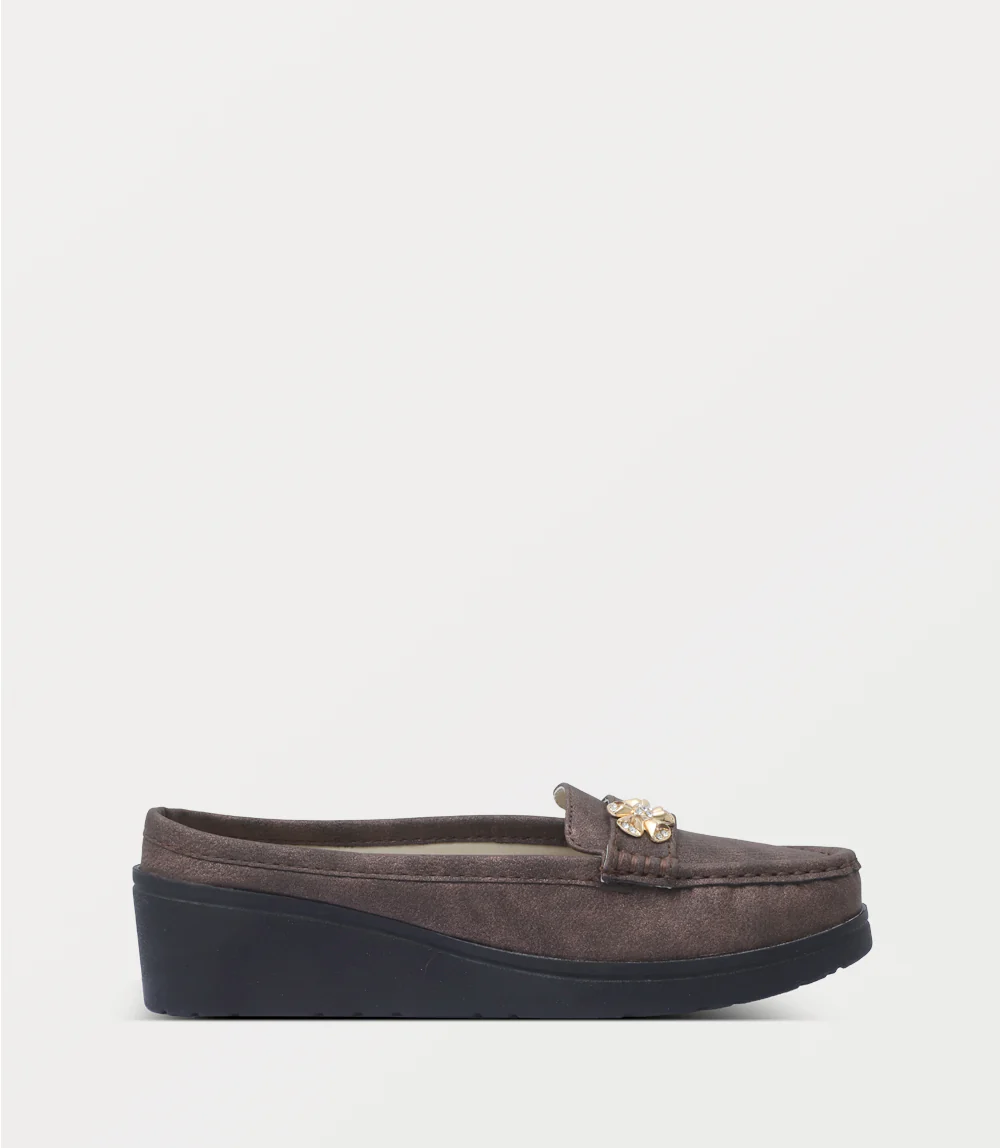 Women Mule-BROWN