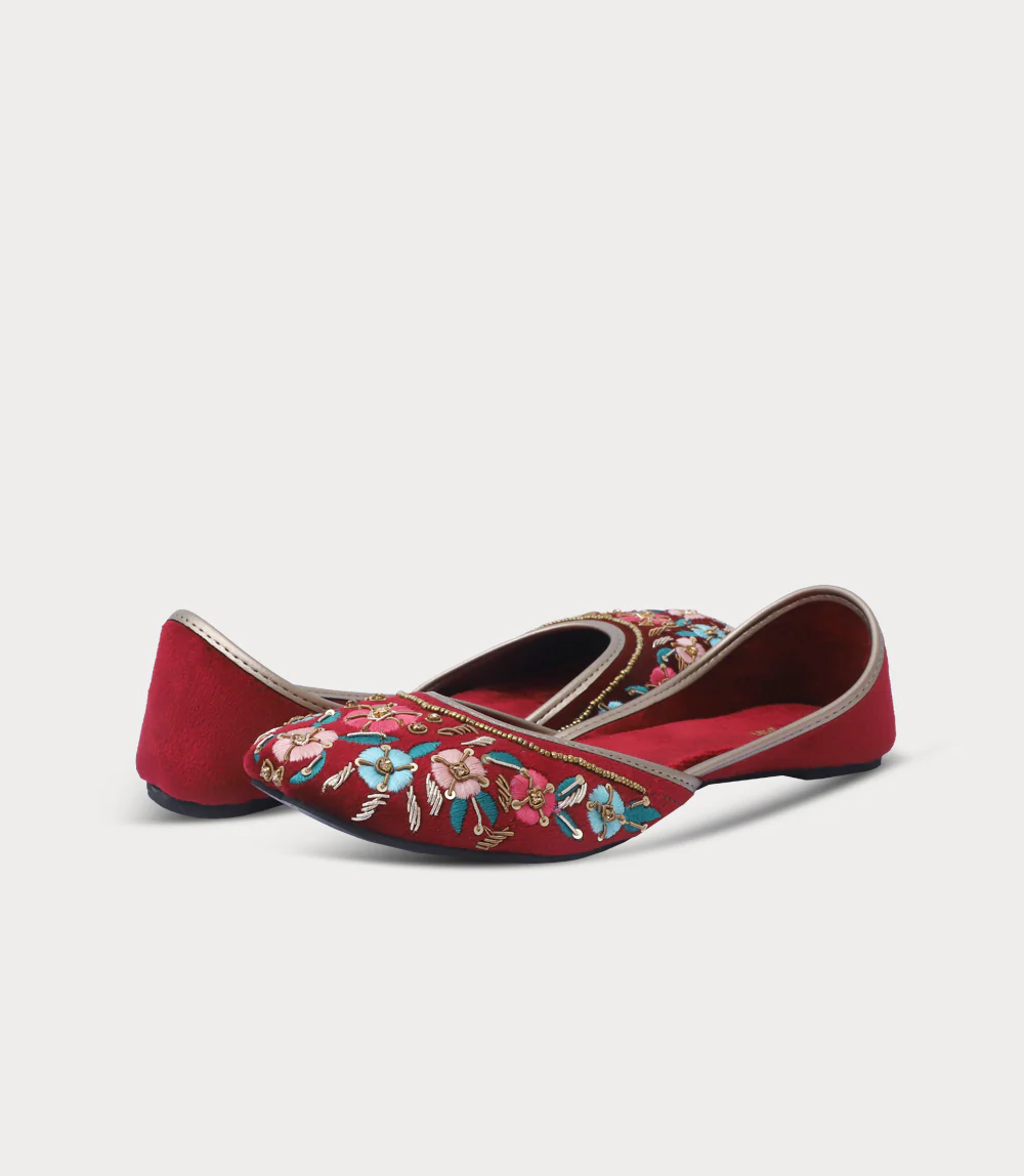 Women Khussa-MAGENTA - Image 3
