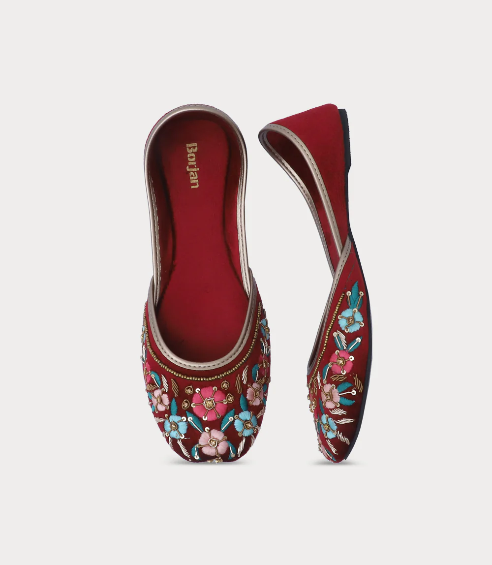 Women Khussa-MAGENTA - Image 4