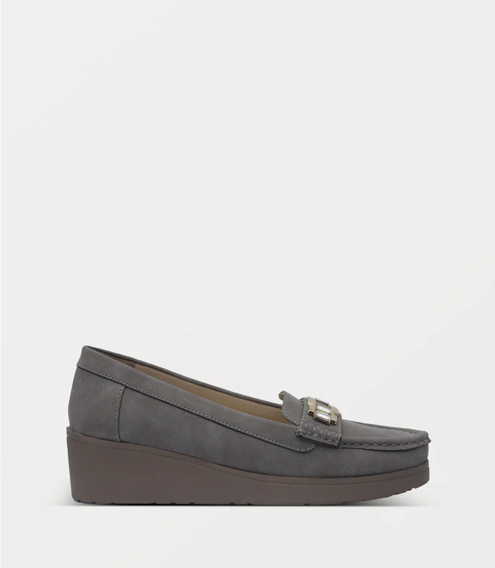 Women Moccasin-GREY