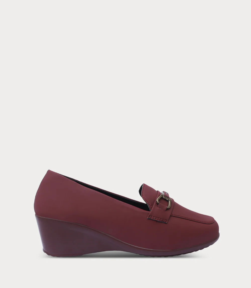 Women Moccasin-MAROON