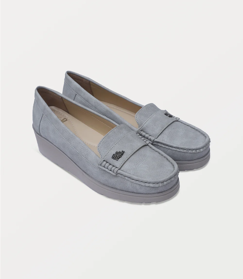 Women Moccasin-SILVER - Image 2