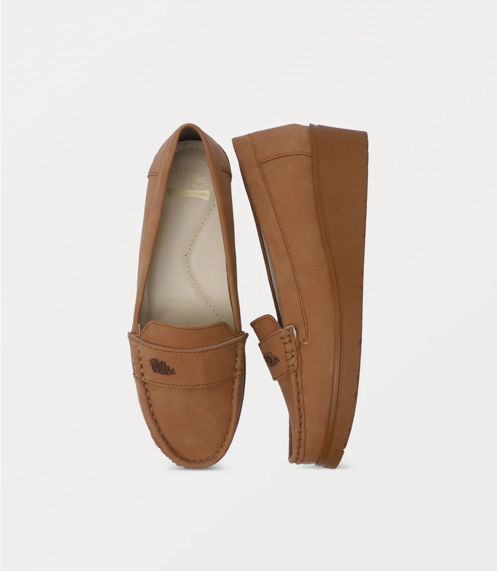 Women Moccasin-TAN - Image 4