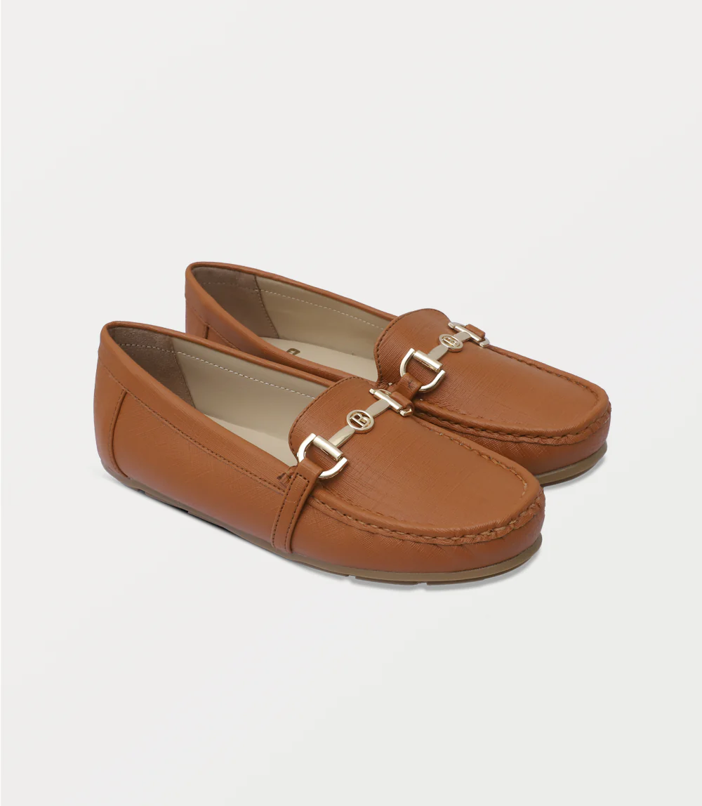 Women Moccasin-TAN - Image 2