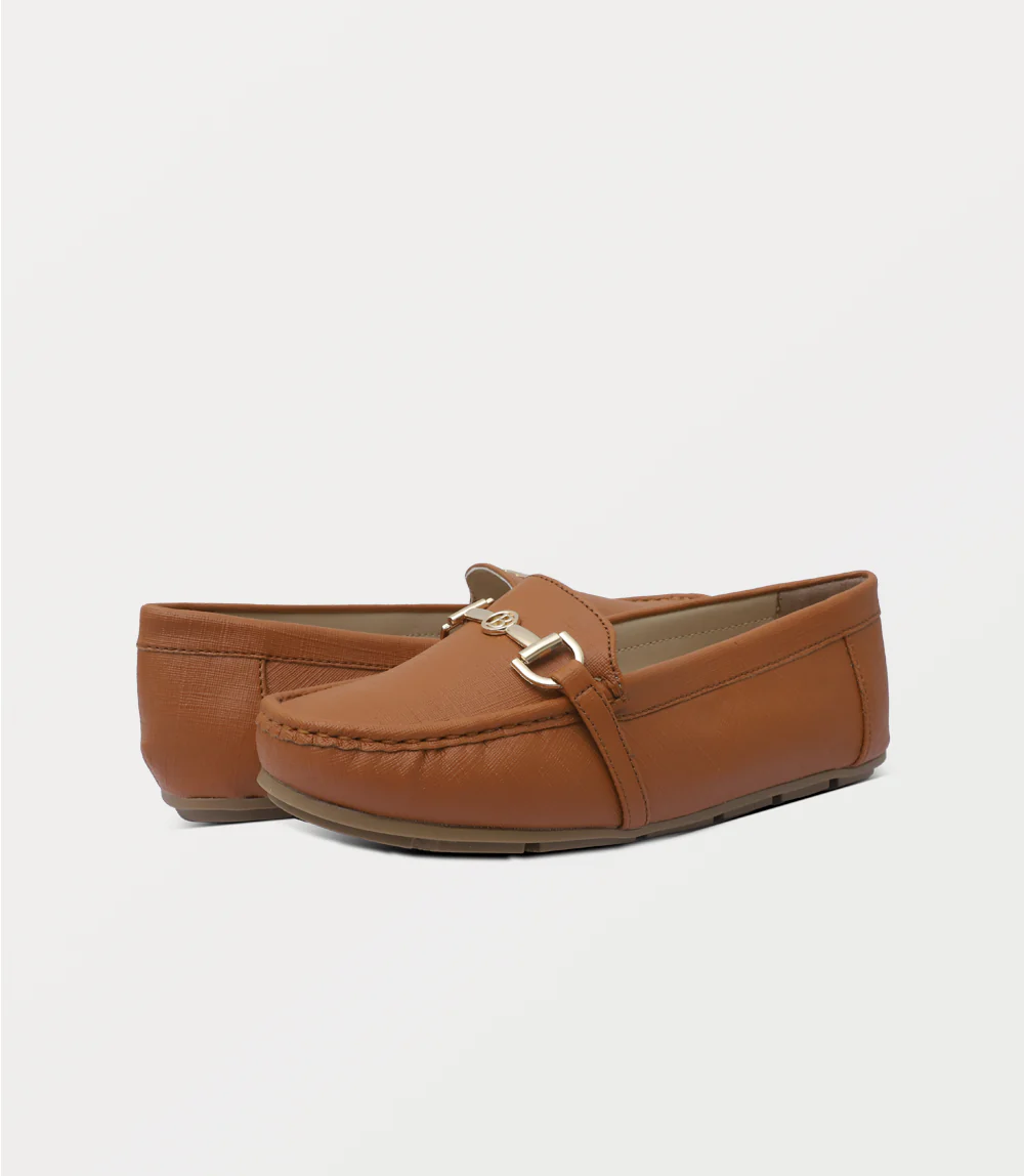 Women Moccasin-TAN - Image 3