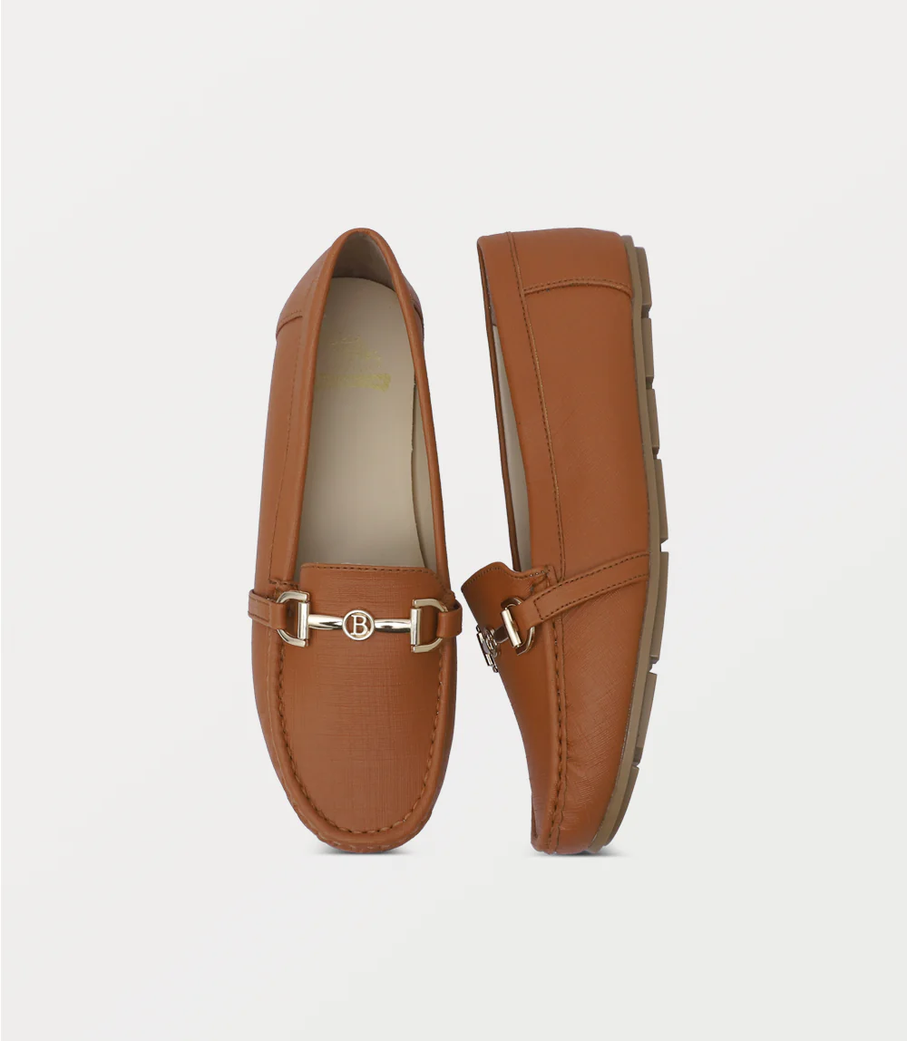 Women Moccasin-TAN - Image 4