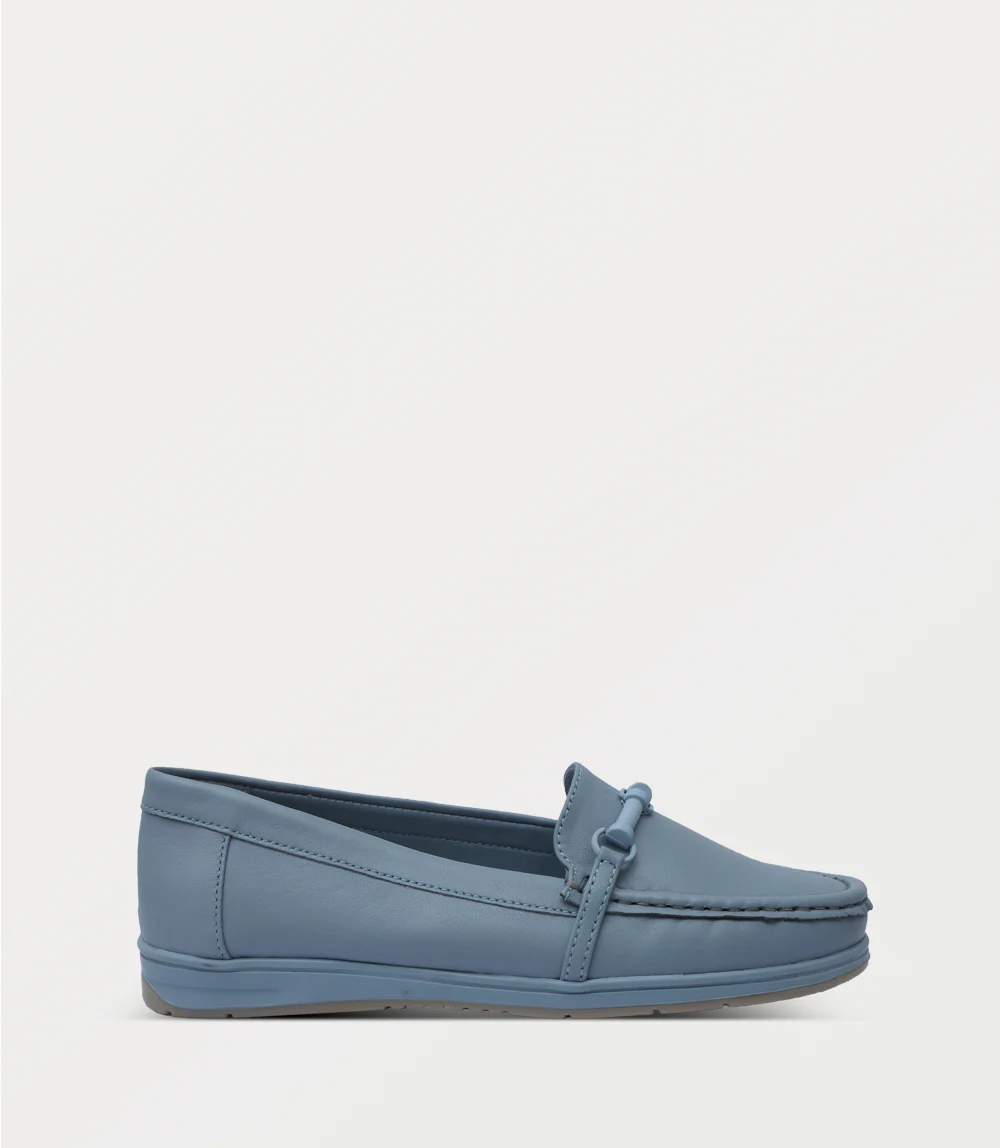 Women Moccasin-SKY BLUE