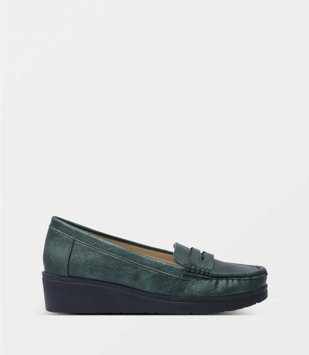 Women Moccasin-GREEN