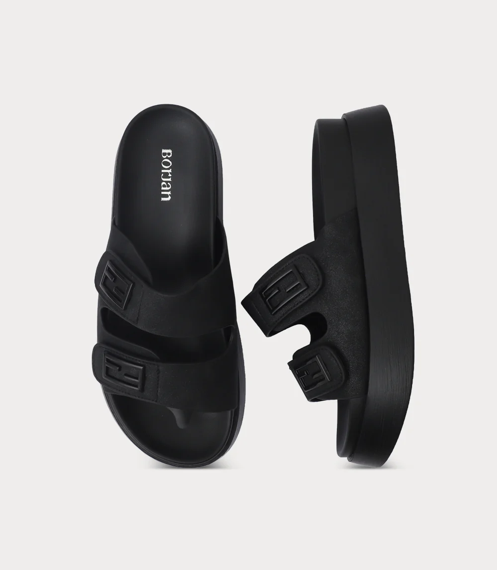 Women Comfort Slipper-BLACK - Image 4