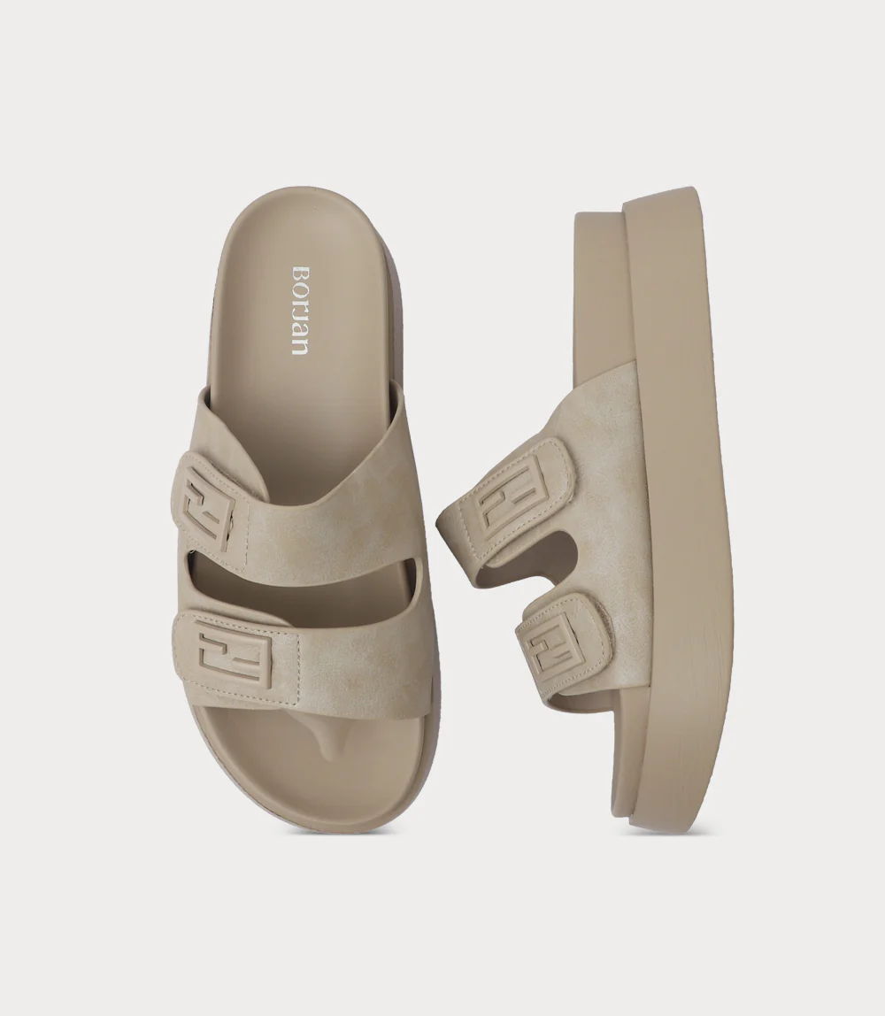 Women Comfort Slipper-KHAKI - Image 4