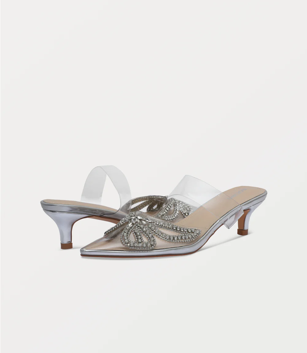 Women Mule-SILVER - Image 3