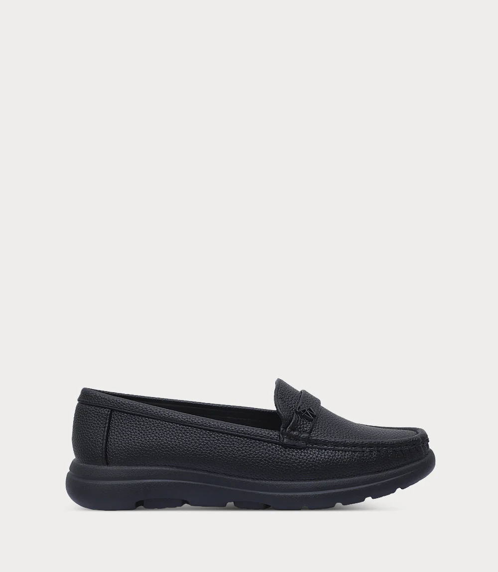 Women Moccasin-BLACK