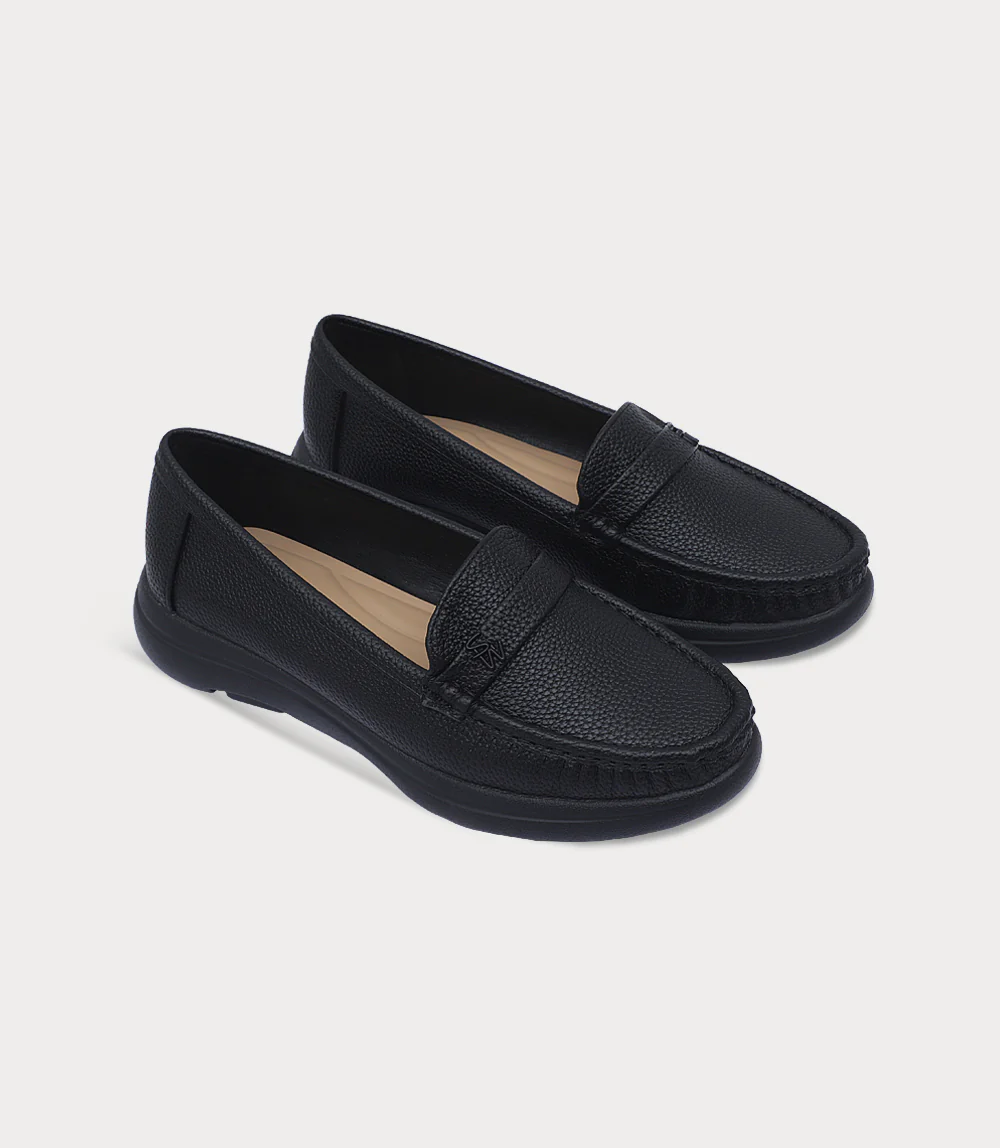 Women Moccasin-BLACK - Image 2