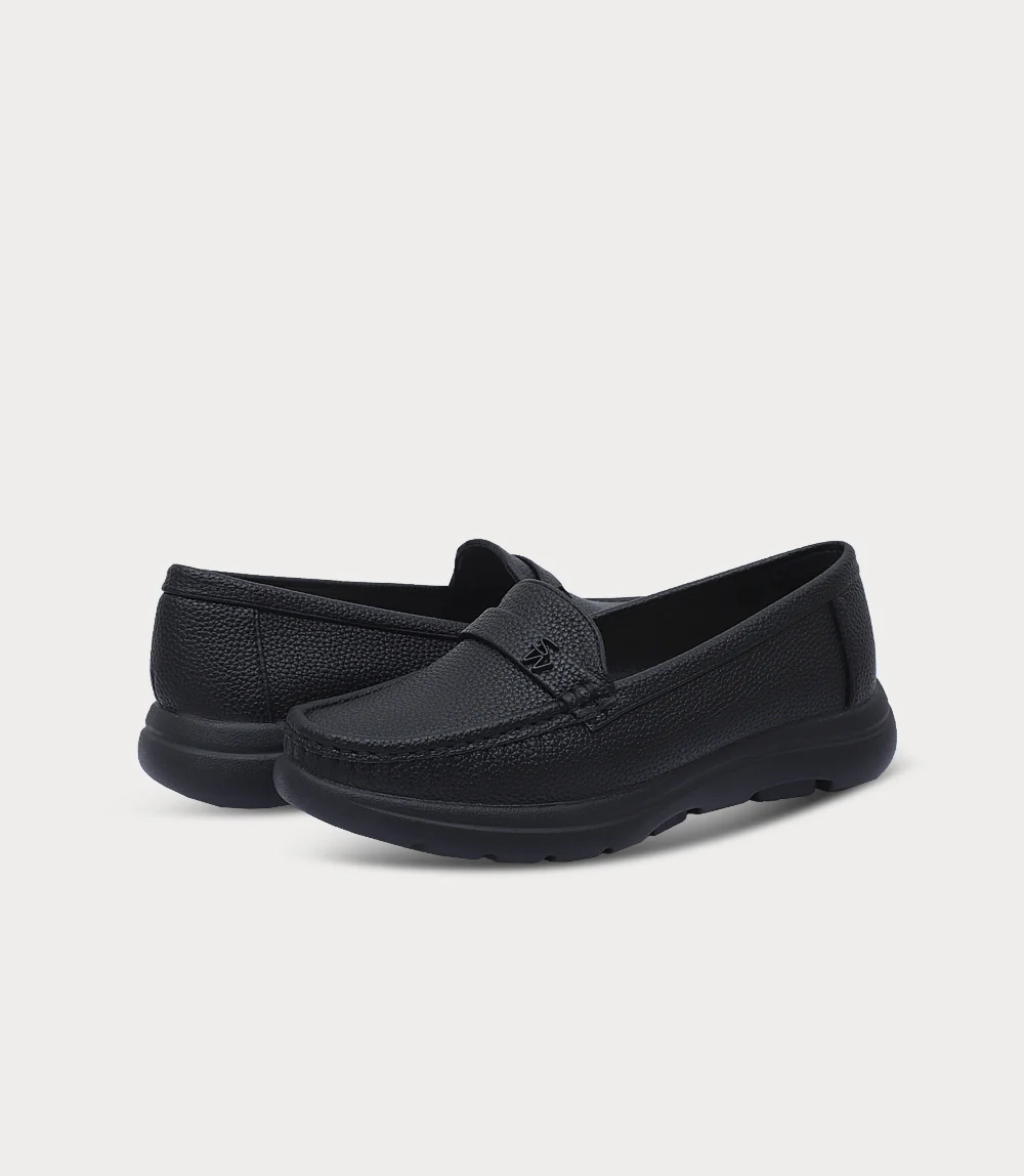 Women Moccasin-BLACK - Image 3