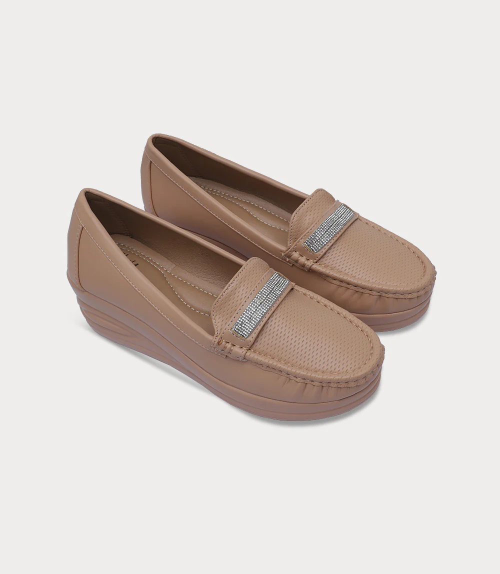 Women Moccasin-TEA PINK - Image 2