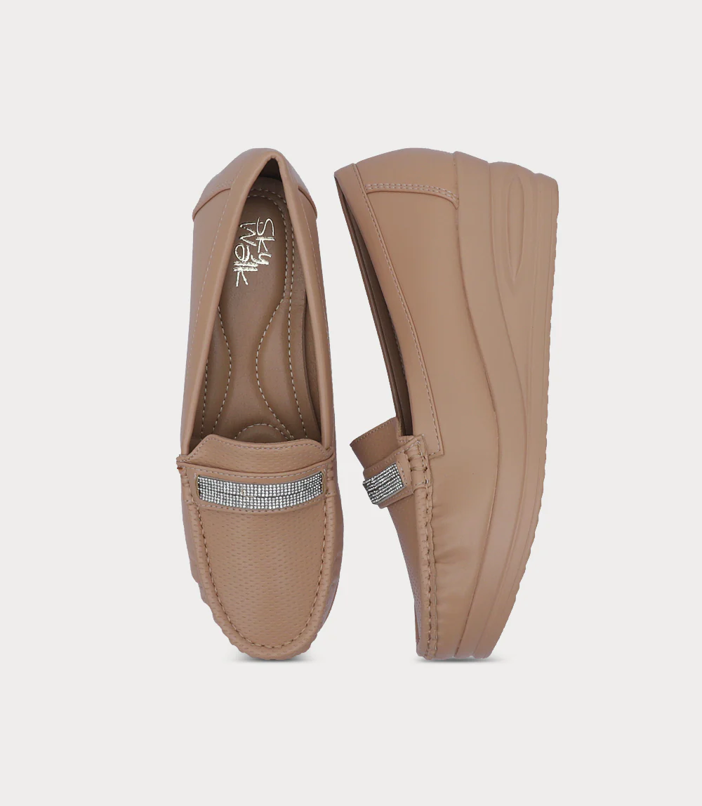 Women Moccasin-TEA PINK - Image 4