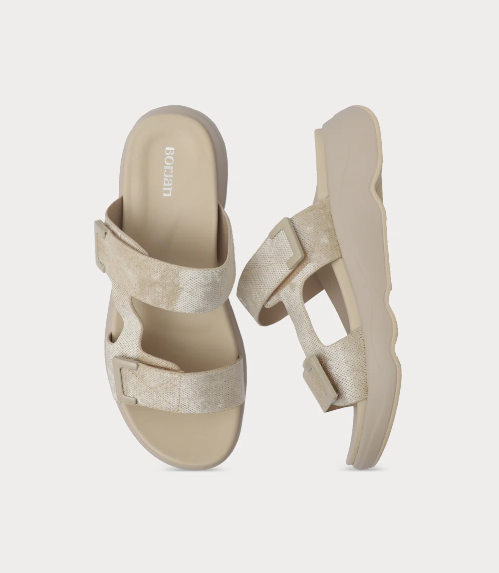 Women Comfort Slipper-BEIGE - Image 4