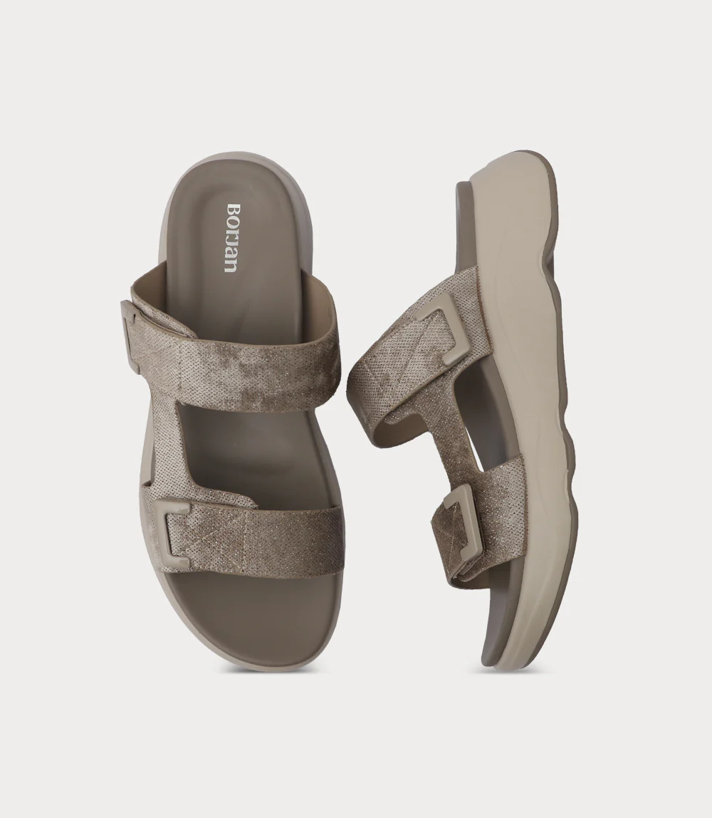 Women Comfort Slipper-KHAKI - Image 4