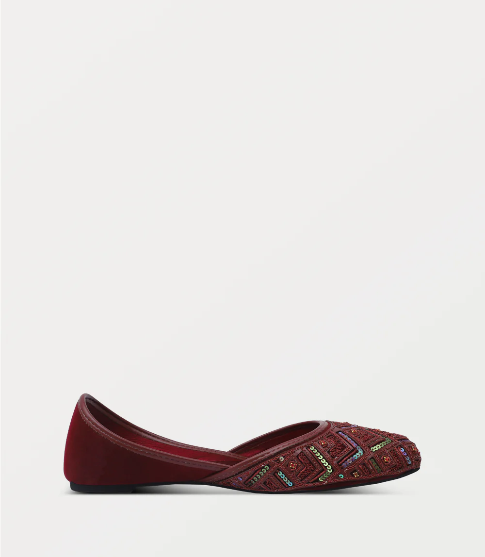 Women Khussa-MAROON