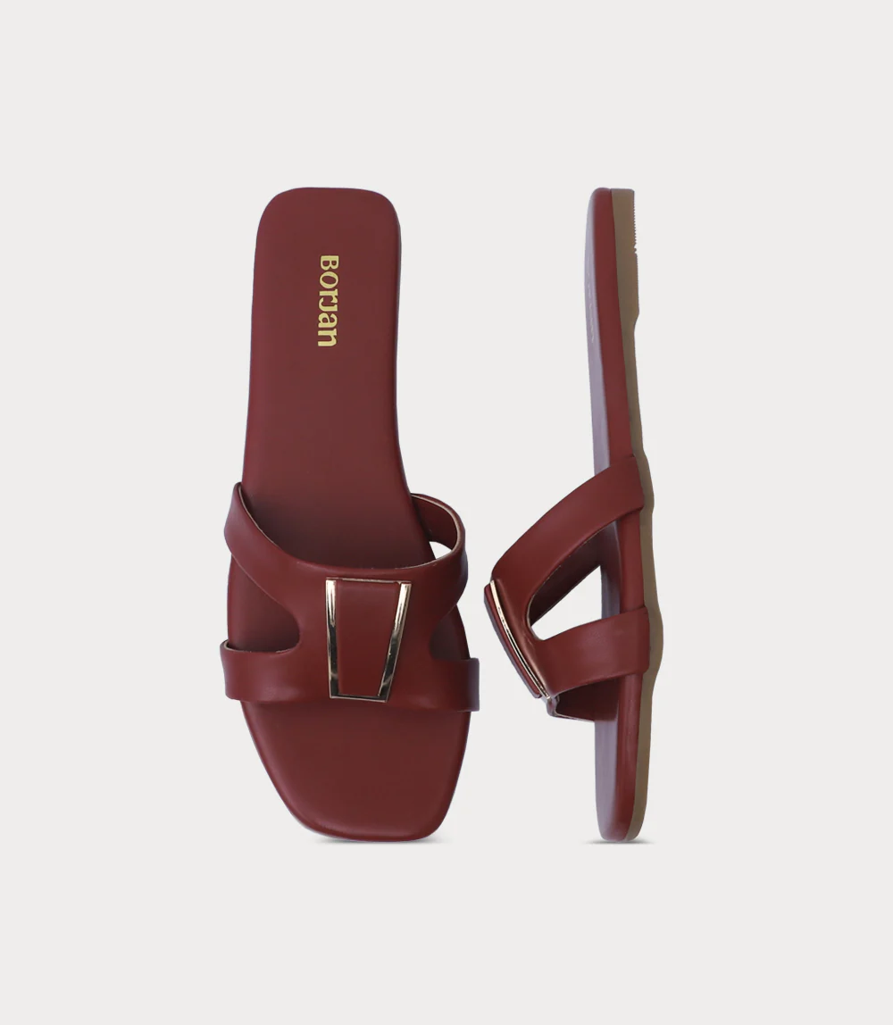 Women Slipper-MAROON - Image 4