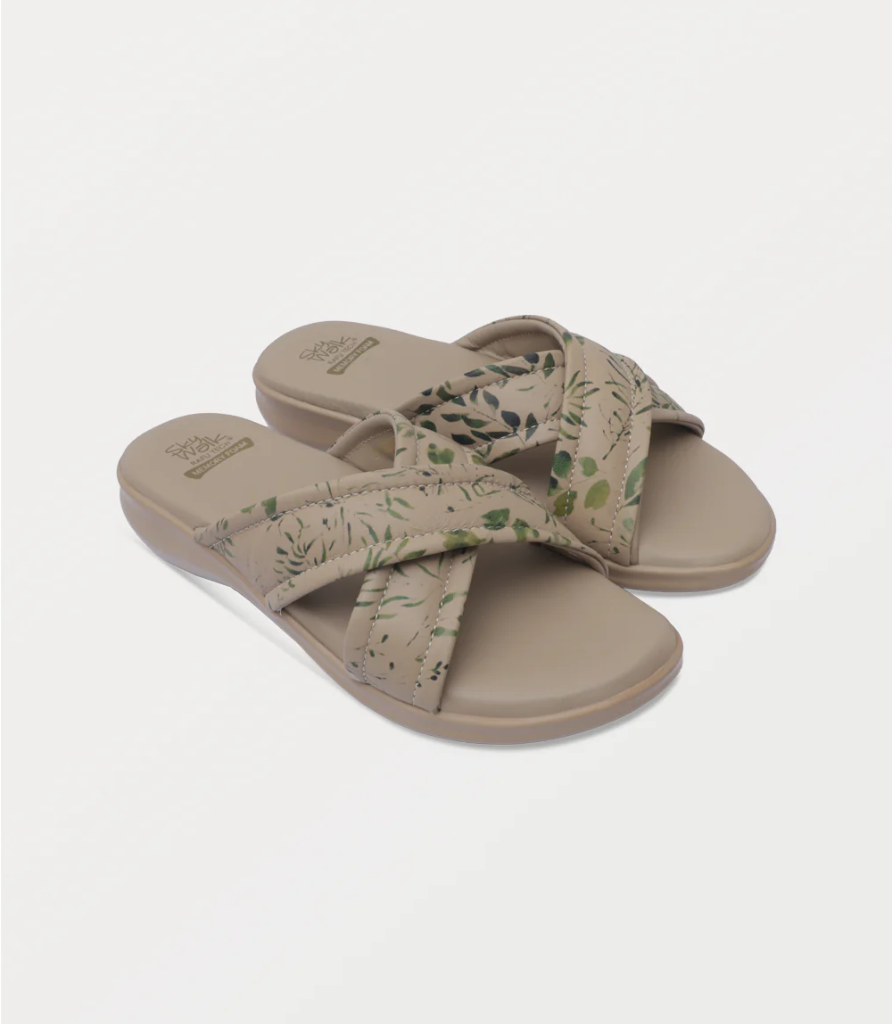Women Comfort Slipper-BEIGE - Image 2