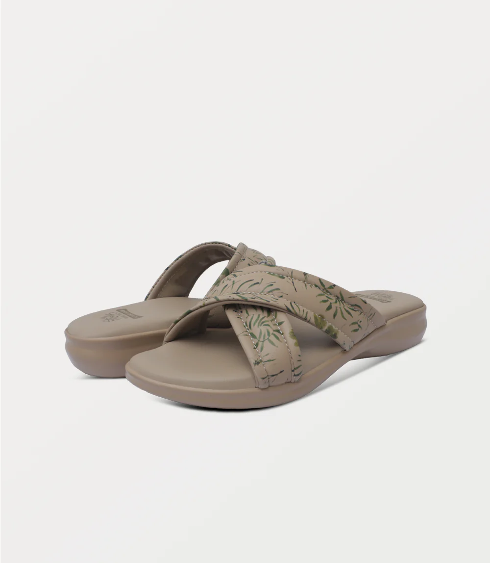 Women Comfort Slipper-BEIGE - Image 3