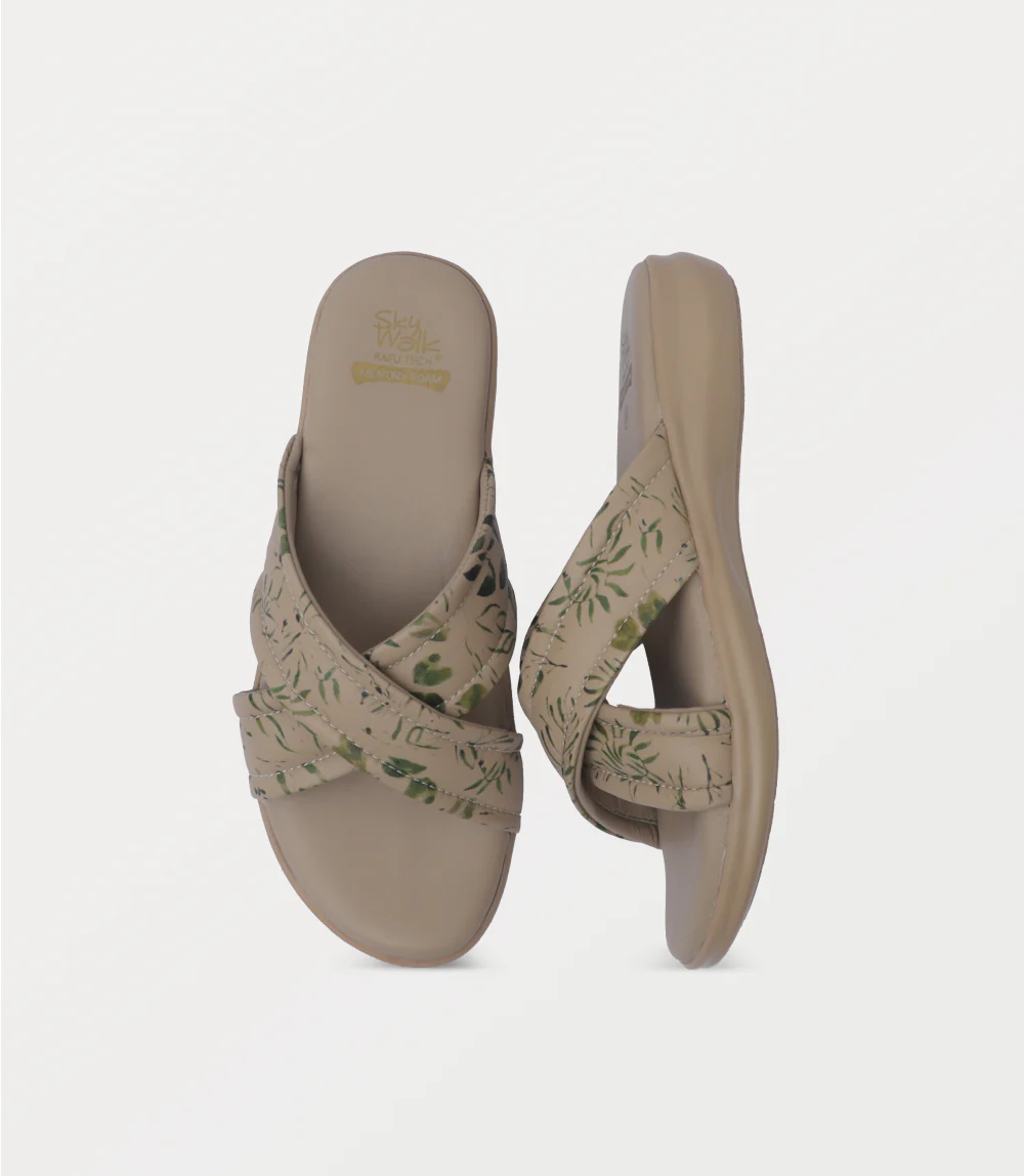 Women Comfort Slipper-BEIGE - Image 4