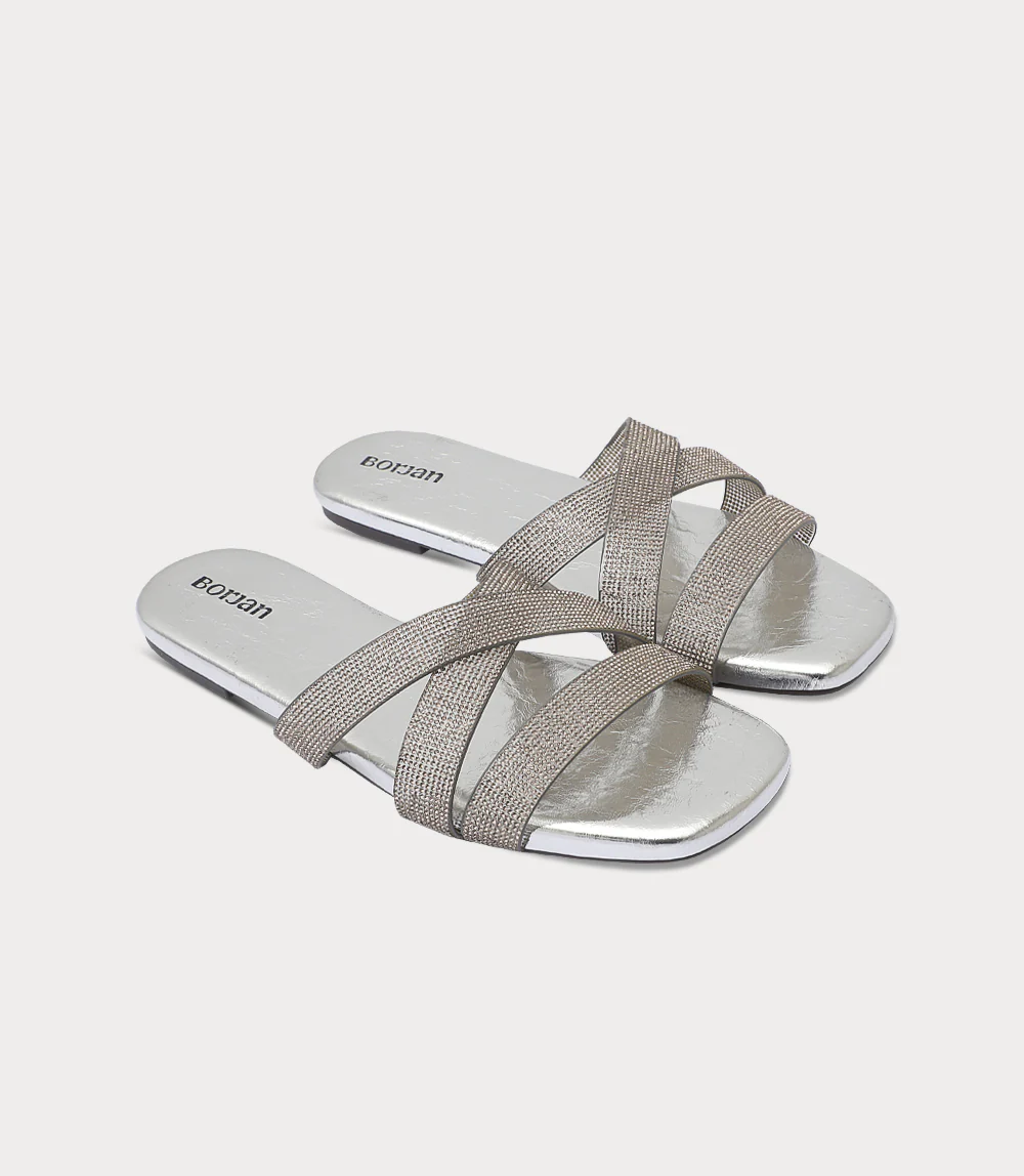 Women Slipper-SILVER - Image 2
