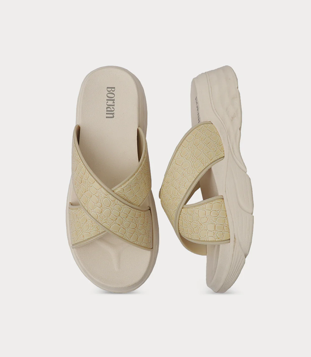 Women Comfort Slipper-IVORY - Image 4