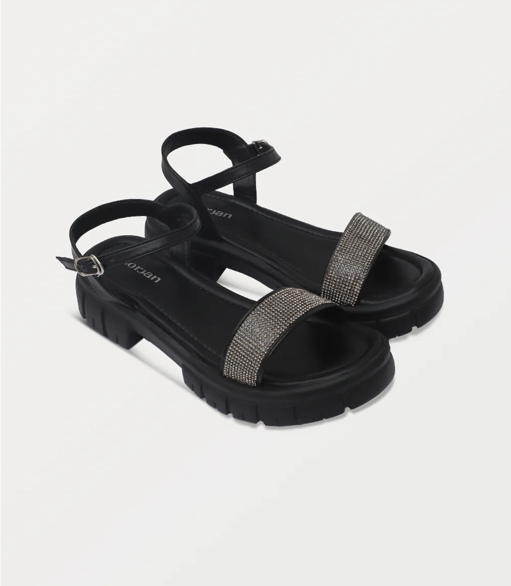 Women Platform Sandal-BLACK - Image 2