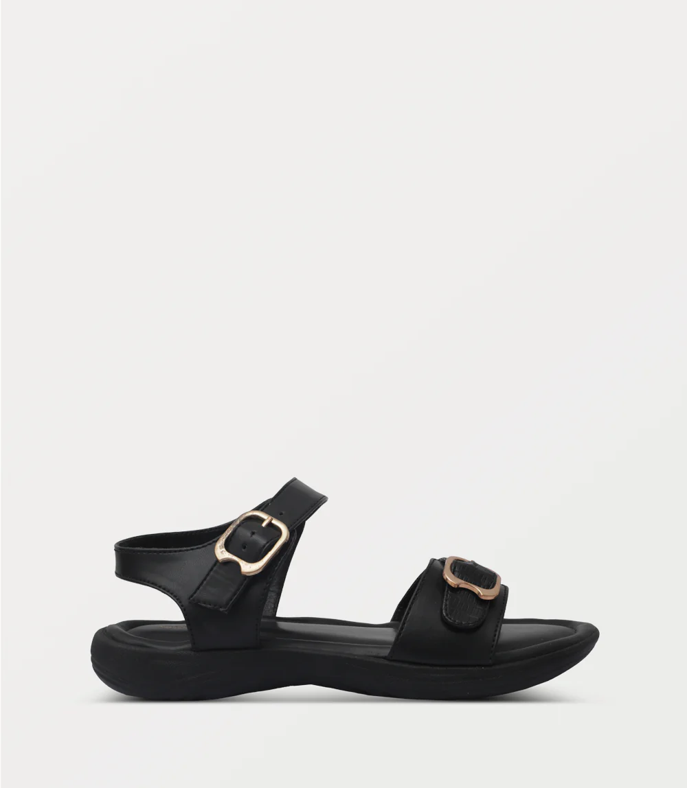 Women Comfort Sandal-BLACK