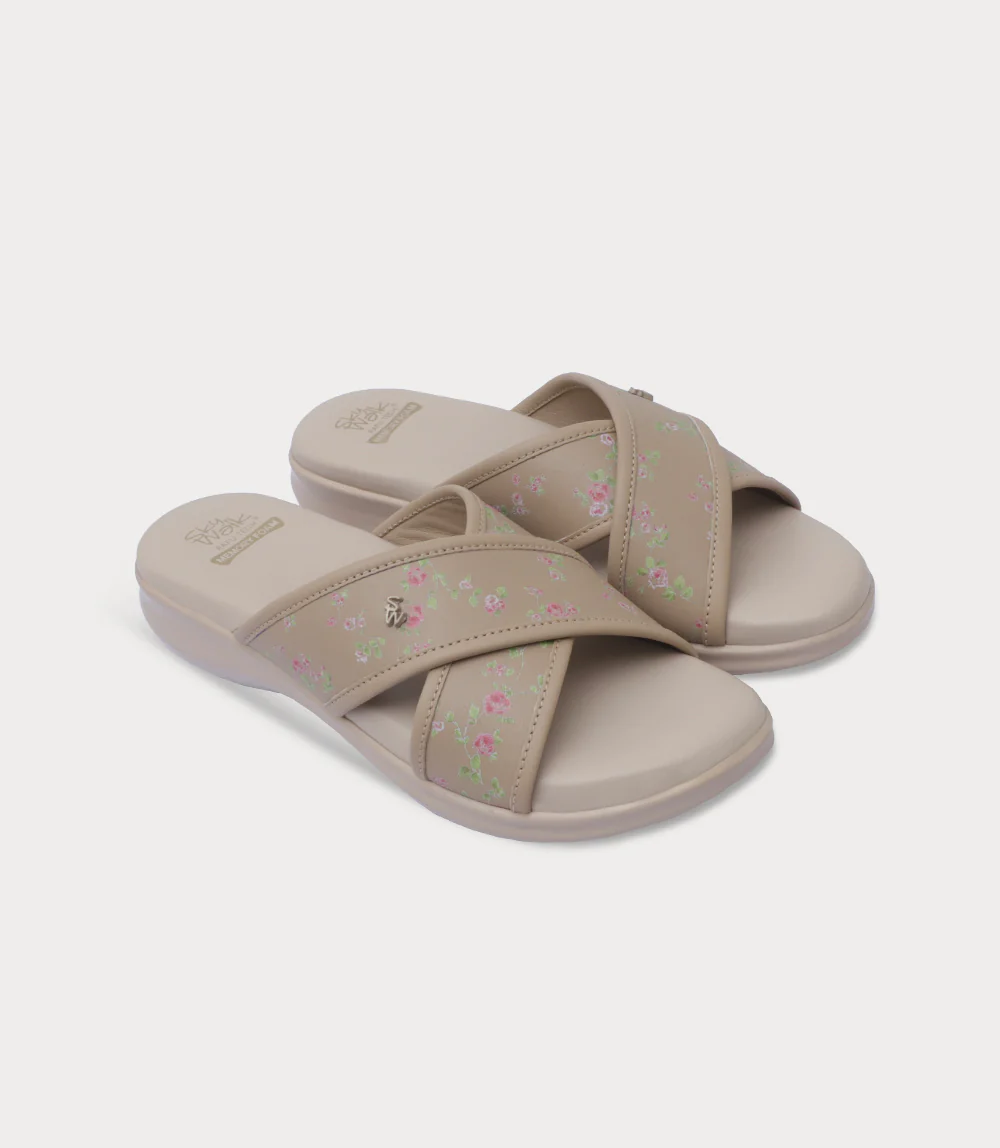 Women Comfort Slipper-BEIGE - Image 2