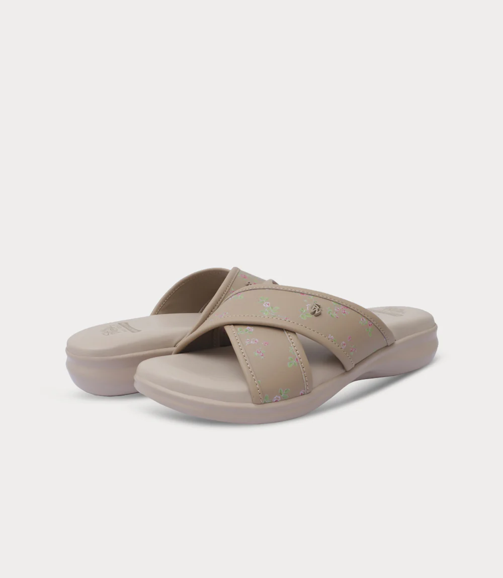 Women Comfort Slipper-BEIGE - Image 3