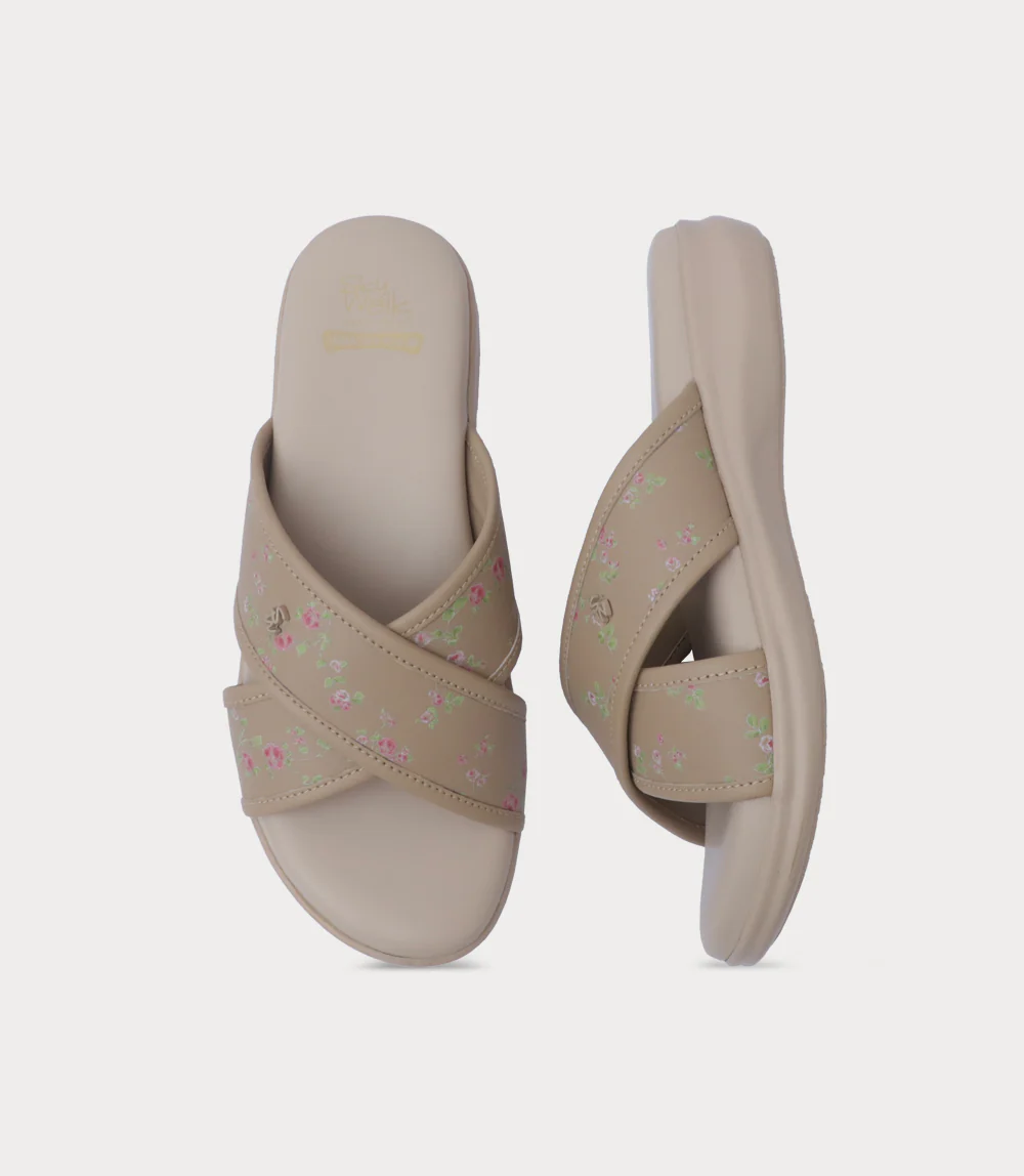 Women Comfort Slipper-BEIGE - Image 4