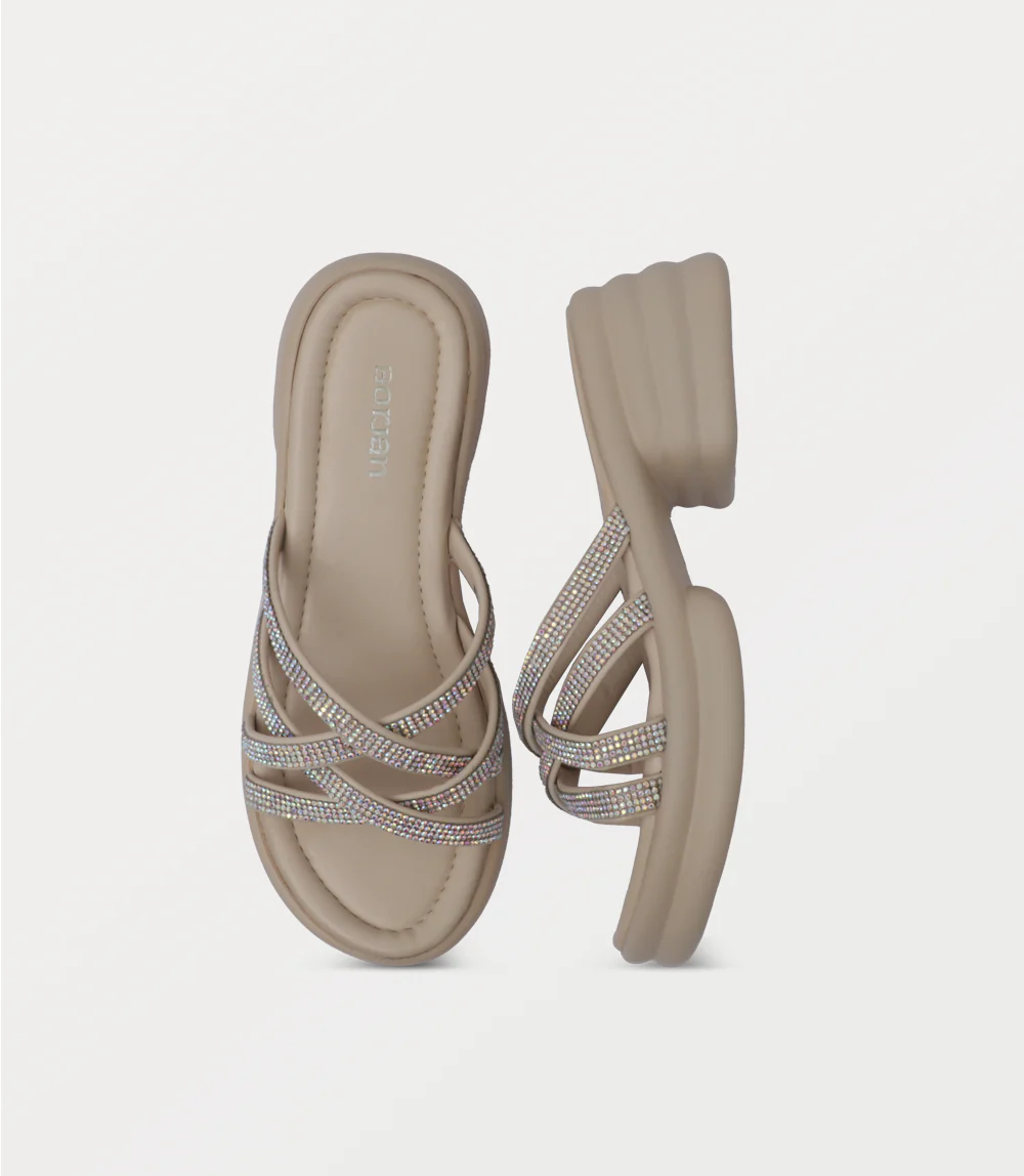 Women Platform Slipper-IVORY - Image 4